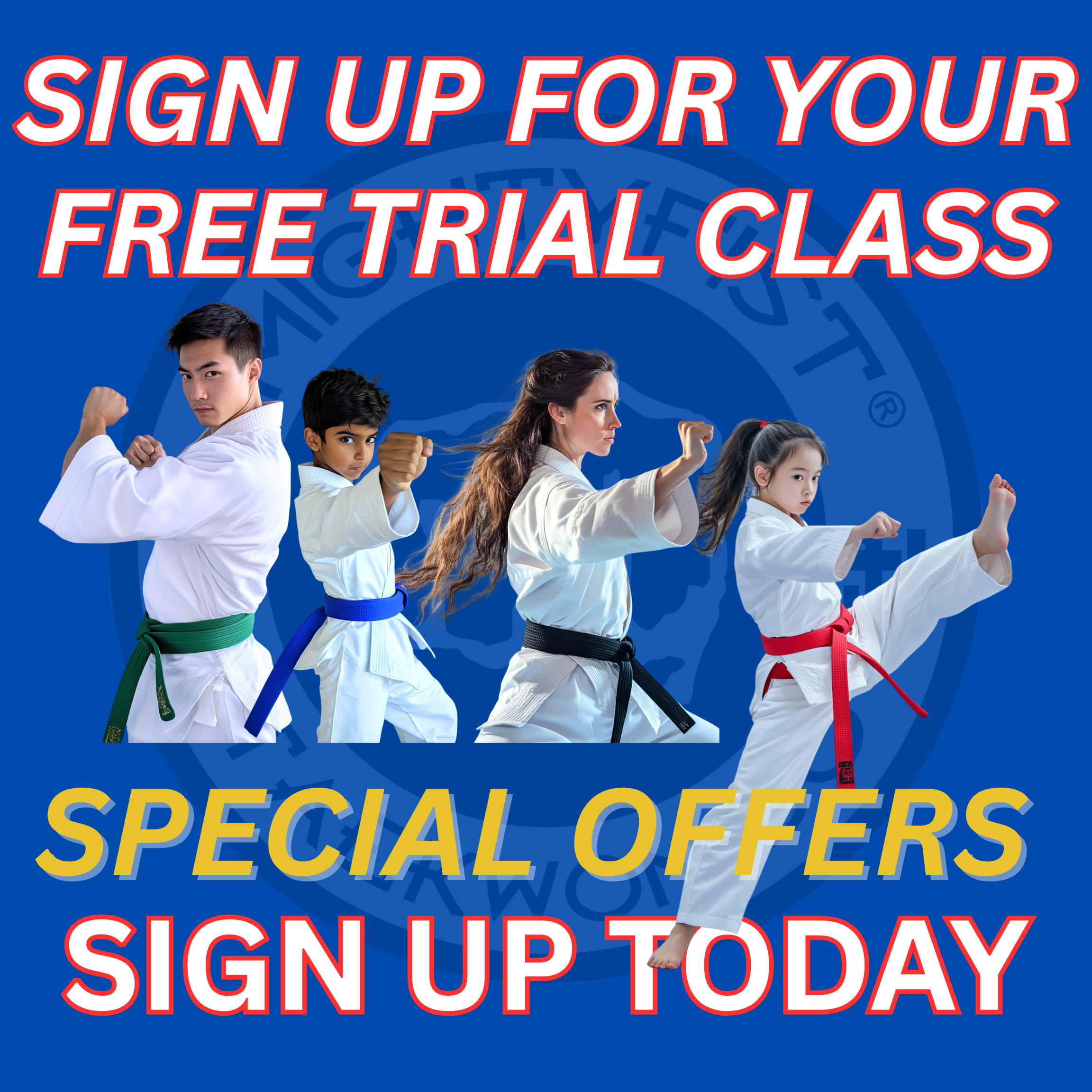 Mightyfist Taekwon-Do Free Trial Class